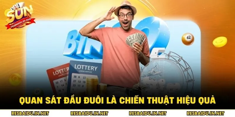 Quan sát đầu đuôi là chiến thuật hiệu quả 